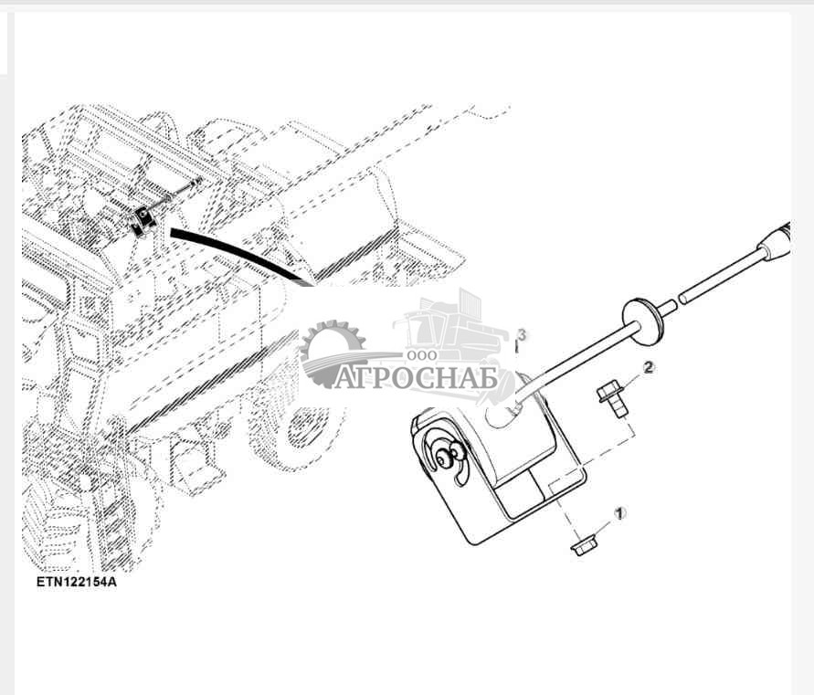 Телевизионная камера зернового бункера 
